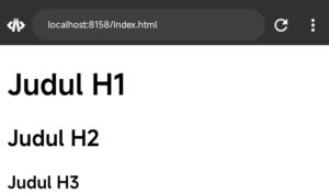 Contoh CSS Grouping Selector