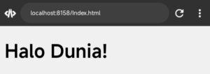 Contoh external CSS