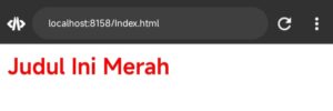 Contoh Inline CSS
