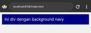 Contoh CSS Background-color
